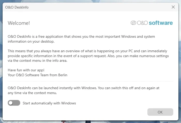 O&O DeskInfo 1.2.1346 Portable — изображение 1