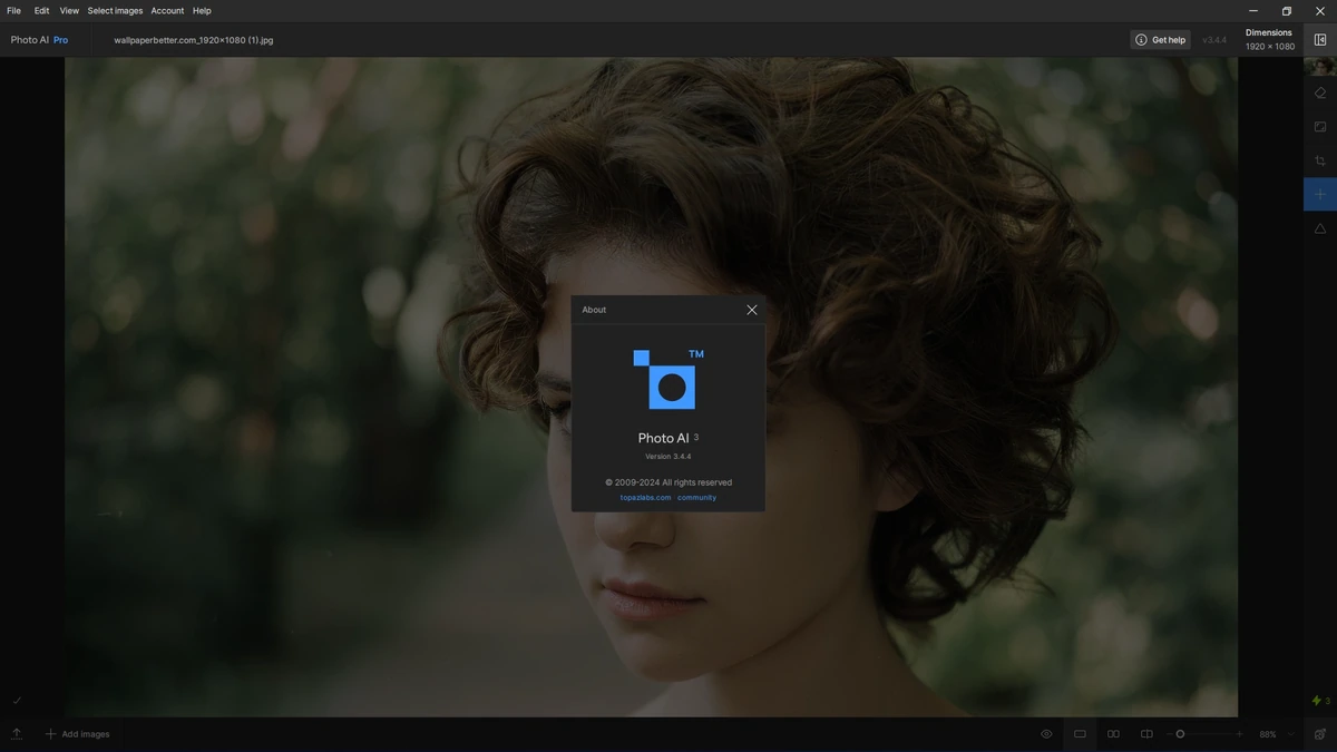 Обработка фото Topaz Photo AI 3.4.4 RC (x64) — изображение 1