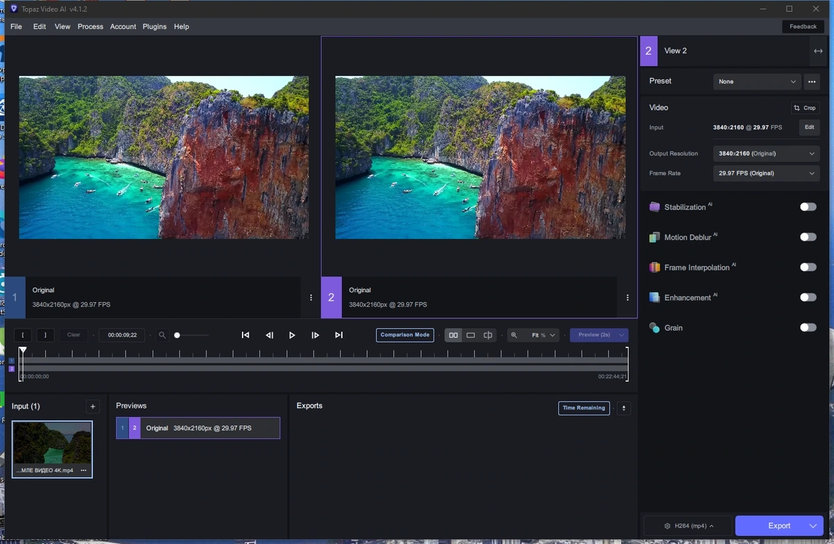 Обработка видеофайлов Topaz Video AI 4.1.2 (x64) Portable by 7997 — изображение 1