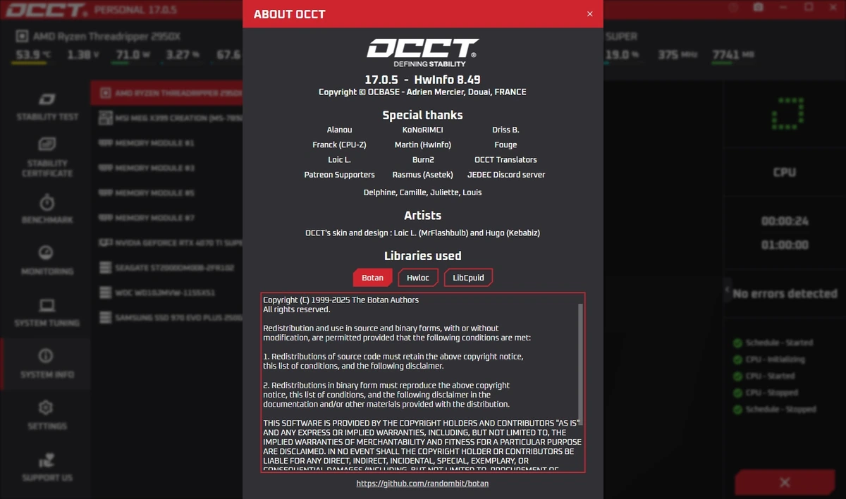OCCT 17.0.5 Portable — изображение 1