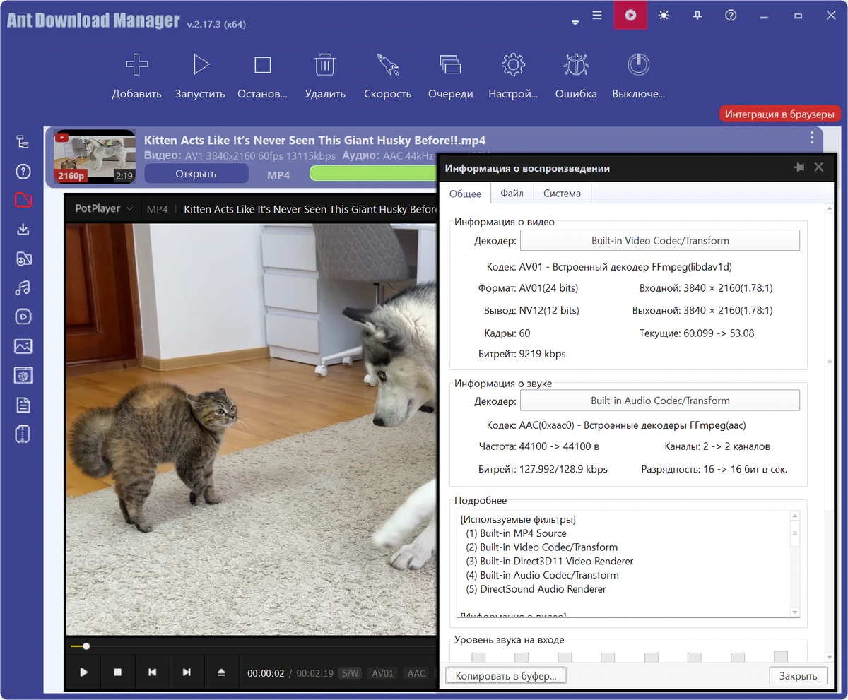 Ant Download Manager 2.17.3 Build 95883 + Portable — изображение 1