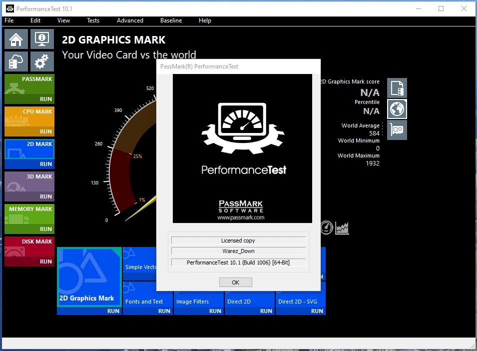 Оценка производительности компьютера - PassMark PerformanceTest 10.1 Build 1006 RePack (& Portable) by elchupacabra — изображение 1