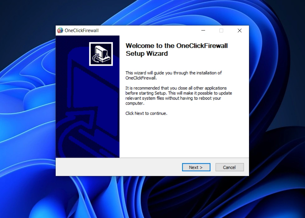 OneClickFirewall 1.0.0.2 — изображение 1