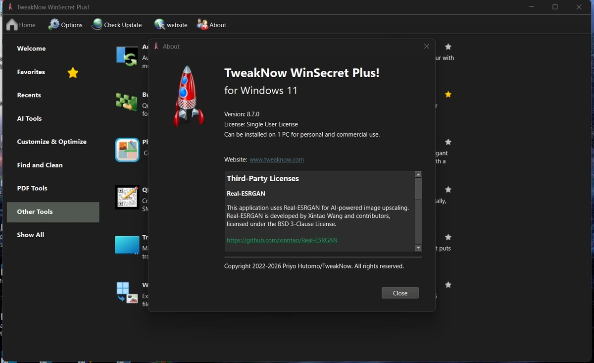 Оптимизация системы TweakNow WinSecret Plus! 8.7.0 by elchupacabra — изображение 1