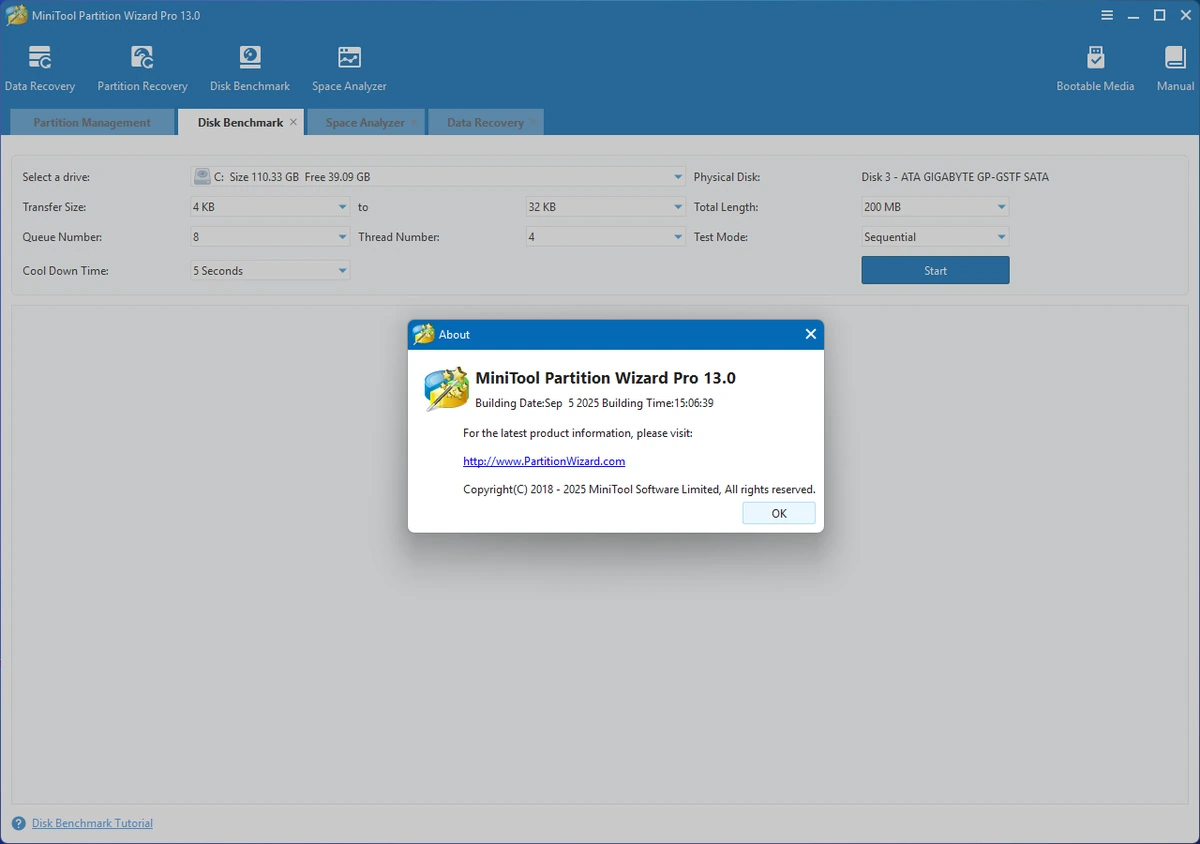 Оптимизация разделов жесткого диска MiniTool Partition Wizard 13.0 All Editions — изображение 1