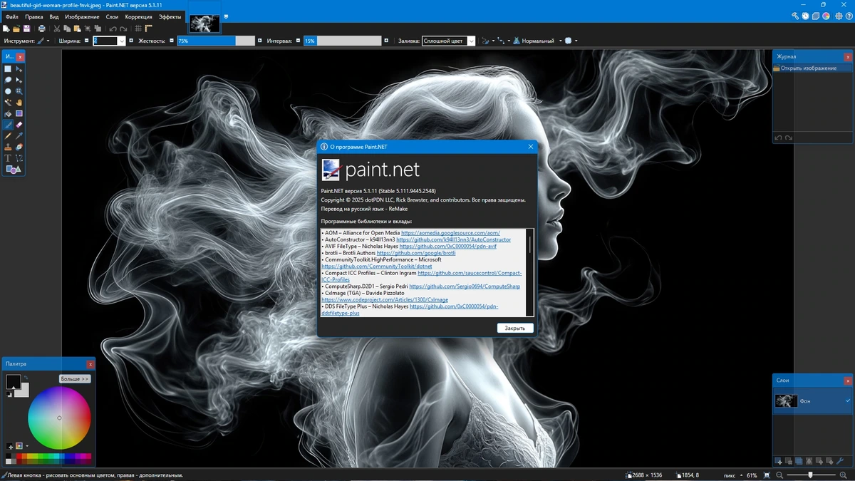 Paint.NET редактор изображений 5.1.11 Final + Portable — изображение 1