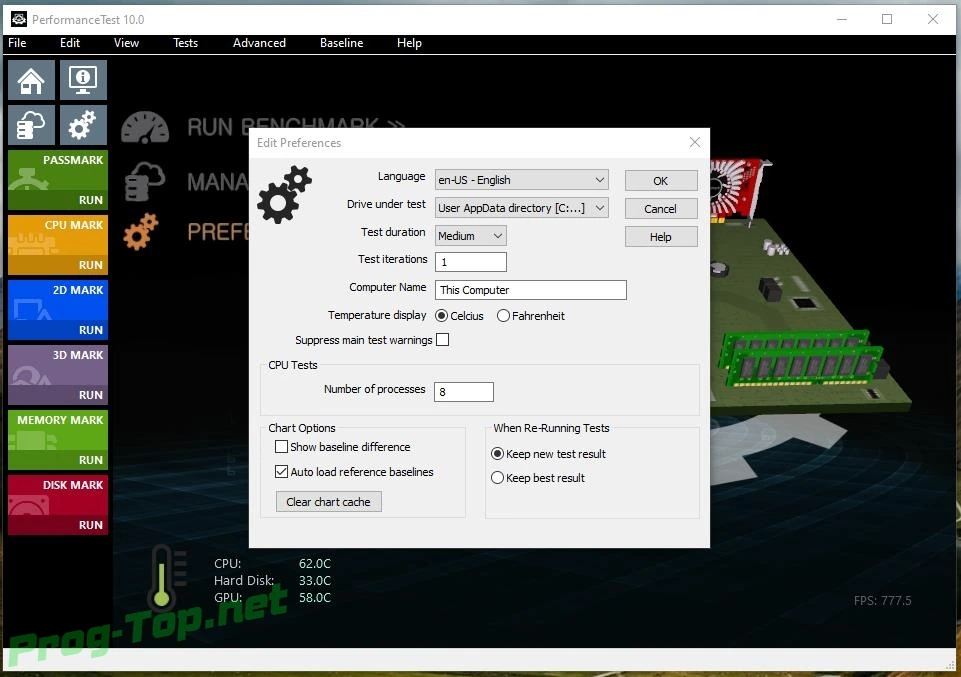 PassMark PerformanceTest оценка производительности ПК 10.0 Build 1007 RePack (& Portable) by elchupacabra — изображение 1