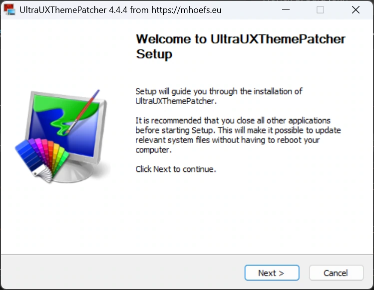 Патч для установки тем Windows UltraUXThemePatcher 4.4.4 — изображение 1