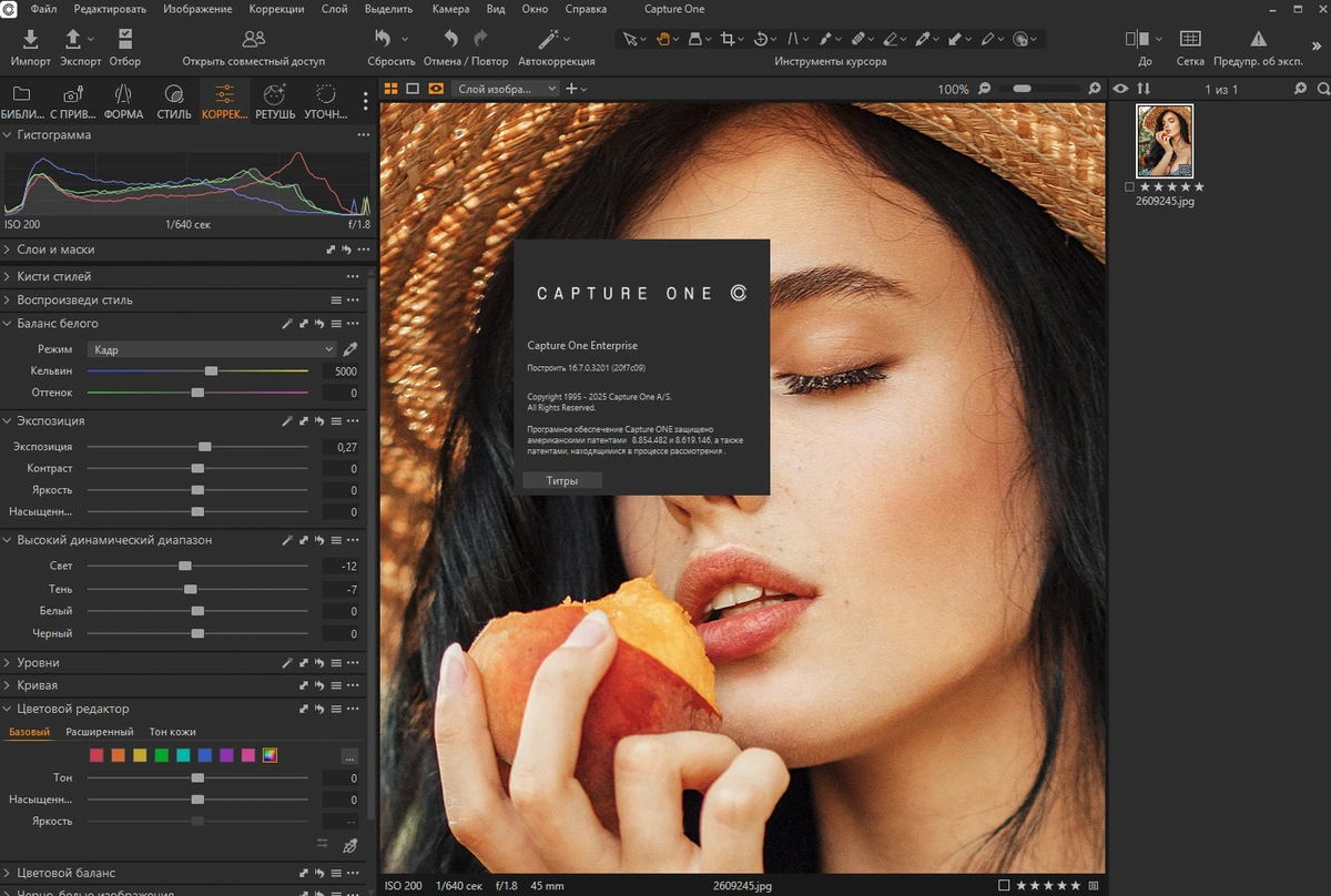 Capture One 23 Pro/Enterprise 16.7.0.3201 — изображение 1