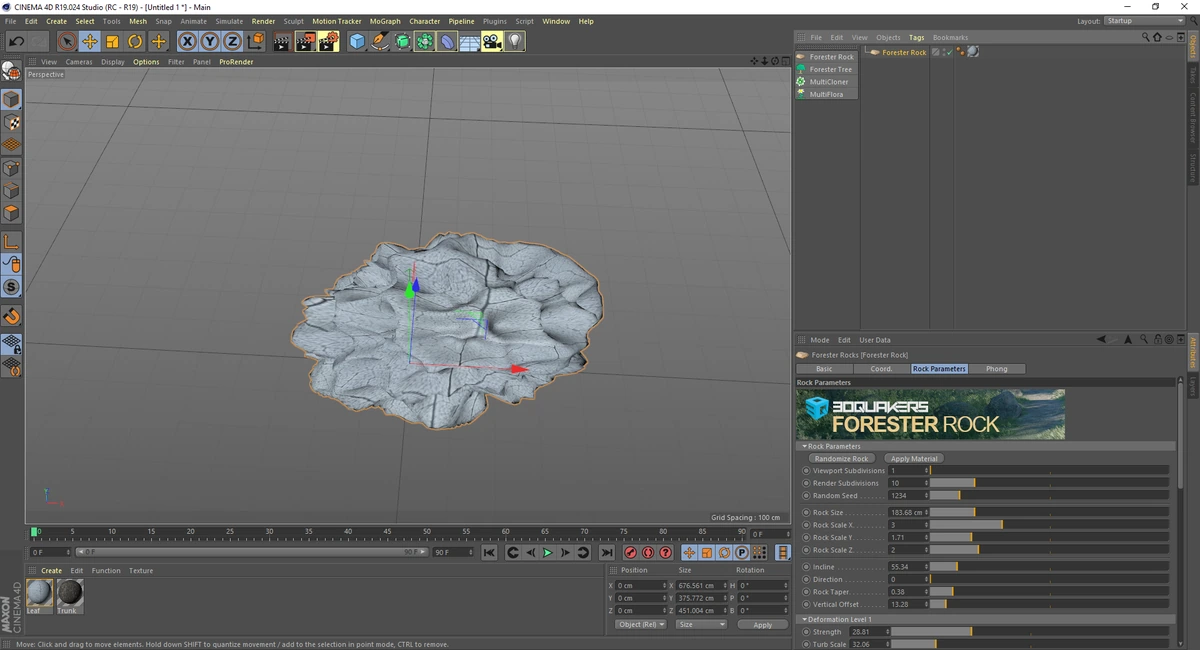 3DQUAKERS - Forester 1.5.2 (x64) For Cinema4D — изображение 1