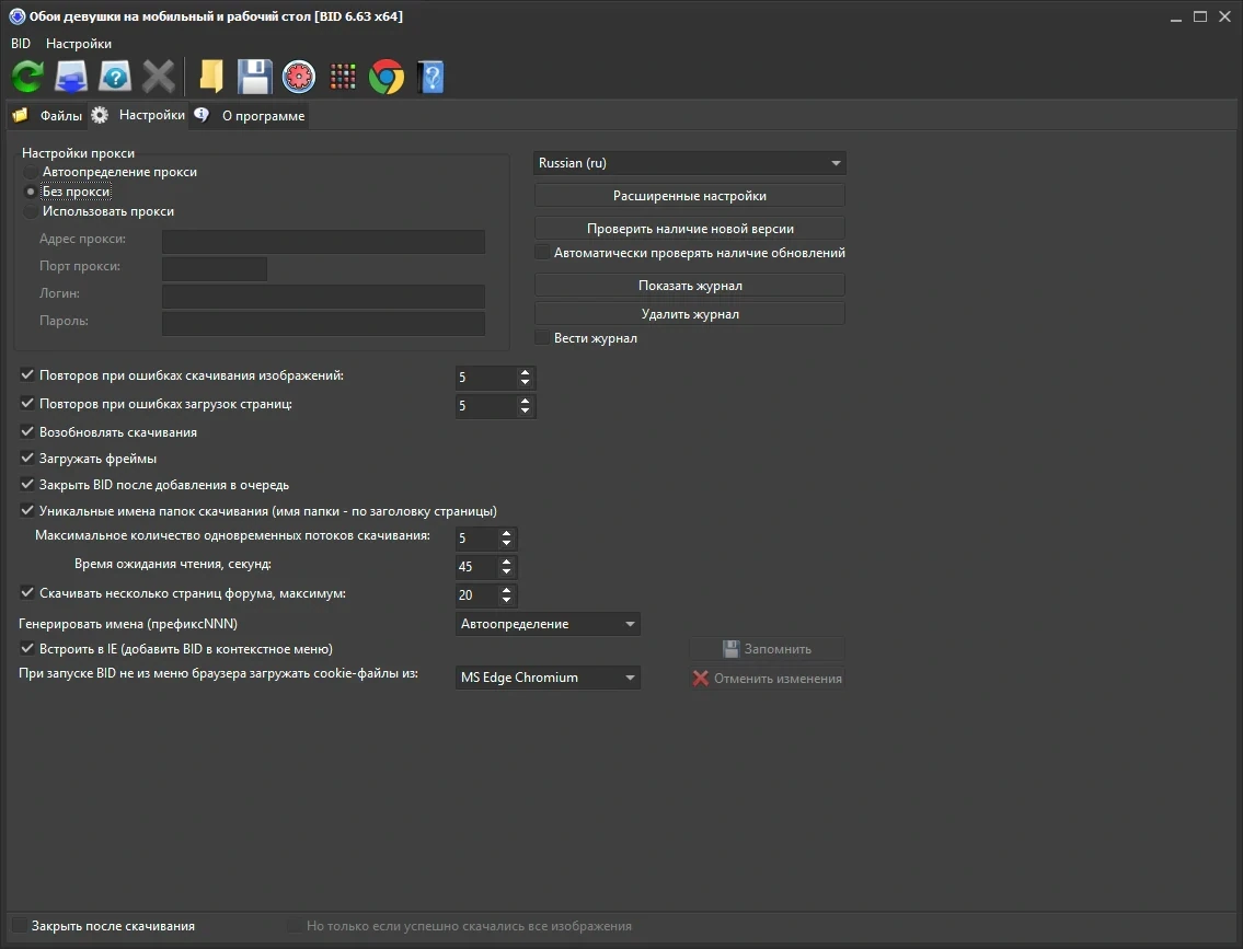 Поиск и загрузка картинок Bulk Image Downloader 6.63.0.0 by Dodakaedr — изображение 1