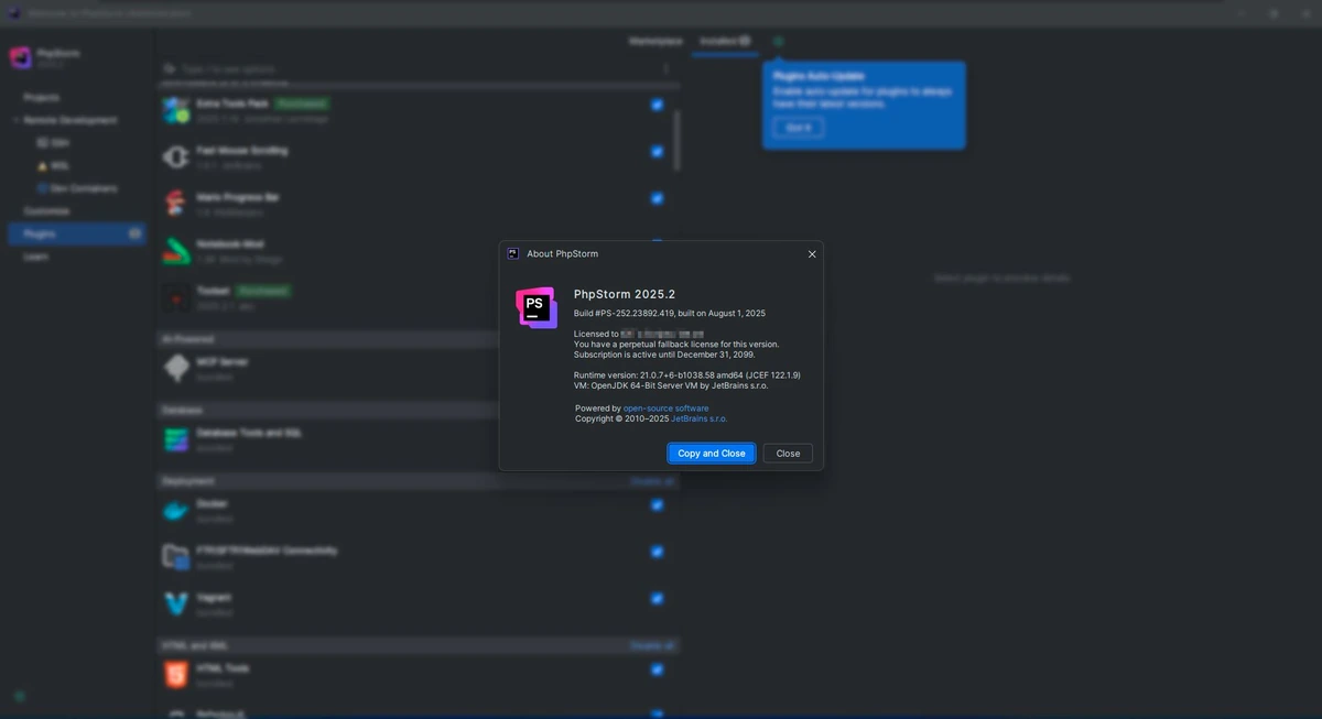 JetBrains PhpStorm 2025.2 (x64-arm64) by Sitego — изображение 1