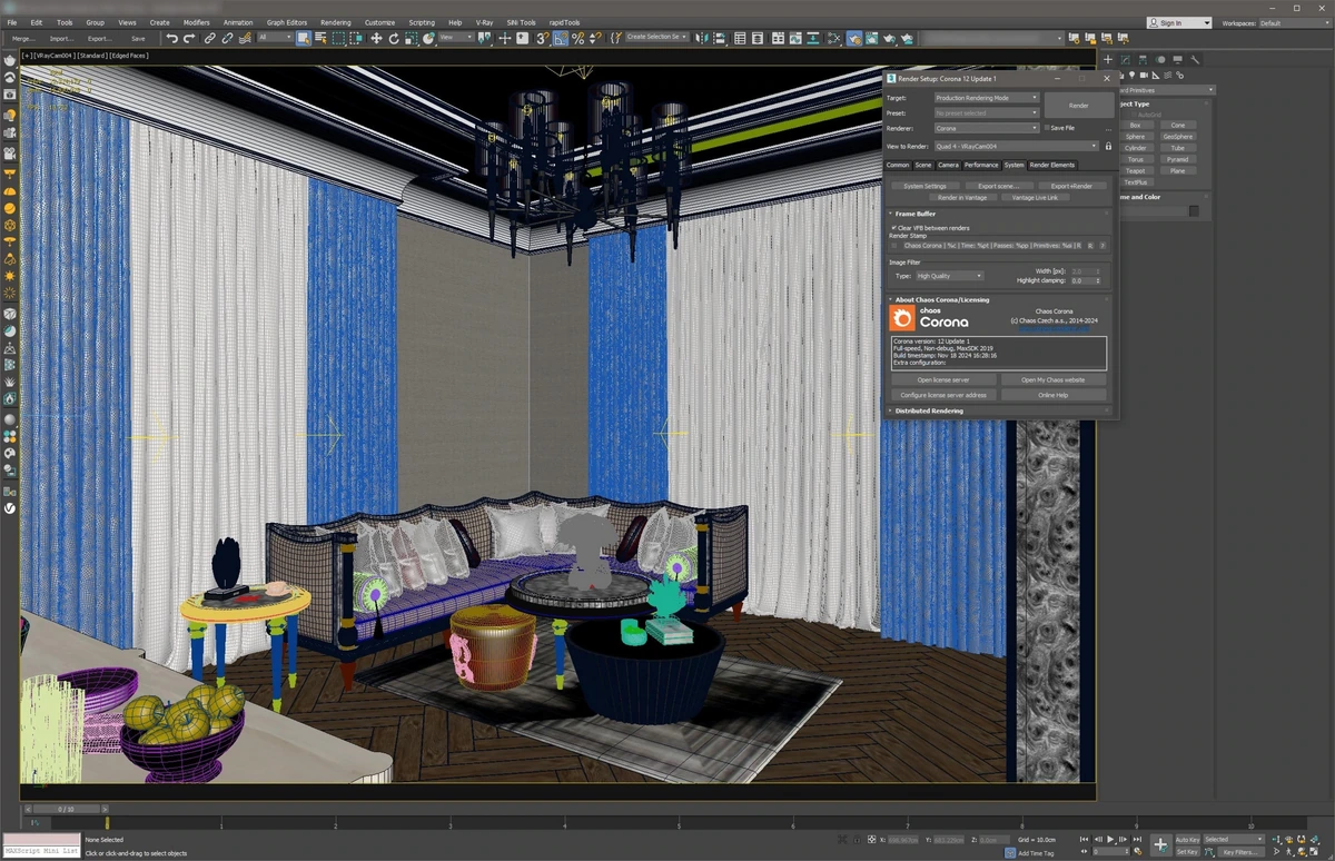 Популярный визуализатор Corona Renderer 12 update 1 for 3ds Max 2016-2025 — изображение 2