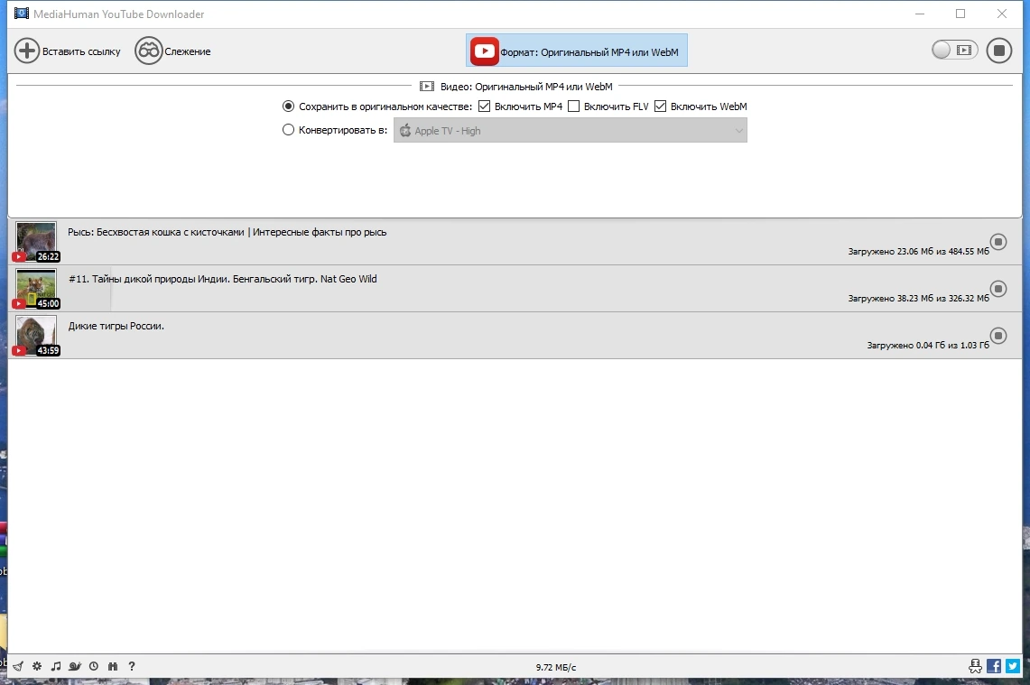 Портативный загрузчик видео - MediaHuman YouTube Downloader 3.9.9.87 (1111) RePack by Dodakaedr — изображение 2