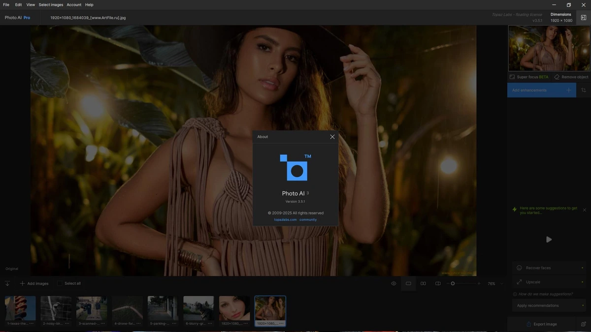 Повышение качества фото Topaz Photo AI Pro 3.5.1 by KpoJIuK — изображение 2