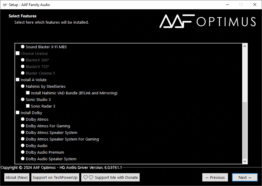 Драйвер для звука AAF Family DCH Audio Realtek 10.11.9761.1 Mod by AlanFinotty — изображение 2