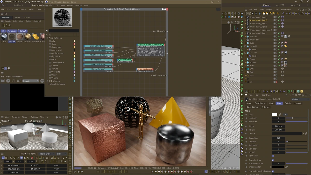 Arnold Render for Cinema 4D (C4DtoA) 4.7.3 — изображение 2