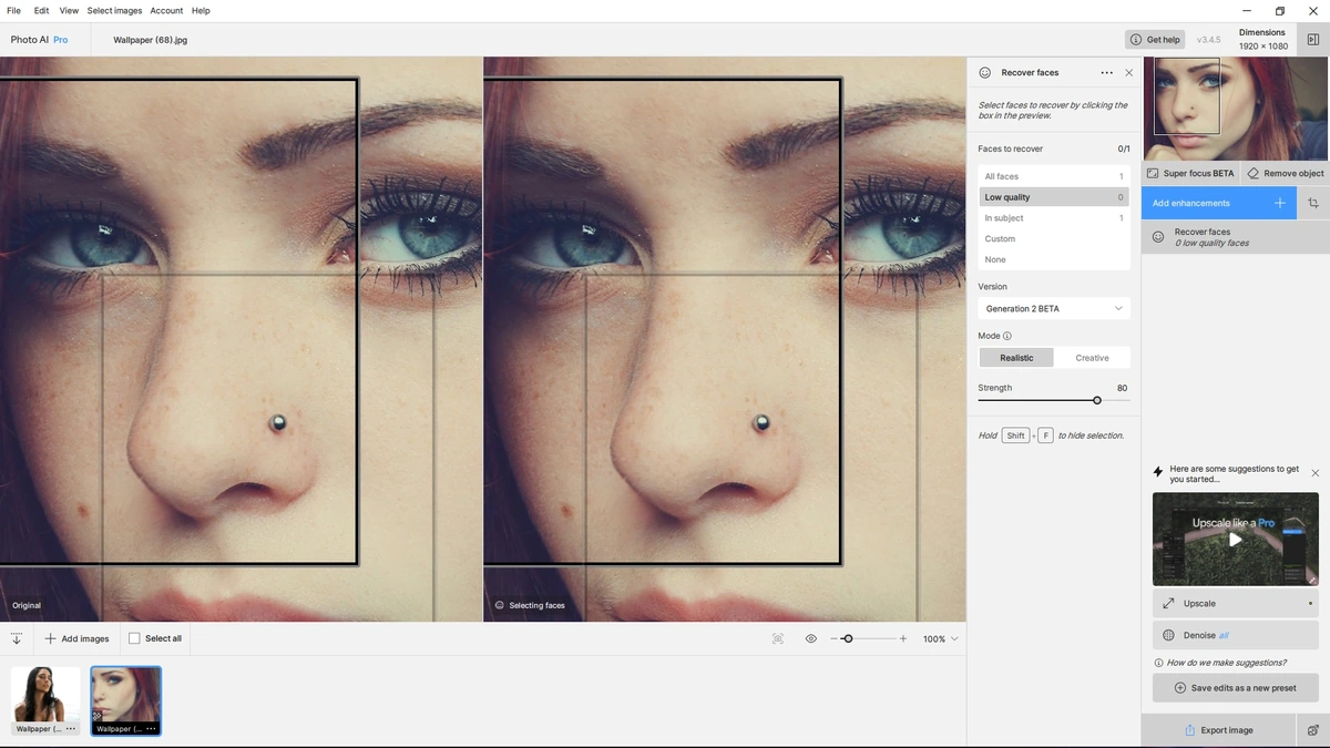 Прогрессивный фоторедактор Topaz Photo AI Pro 3.4.5 (x64) RC — изображение 2