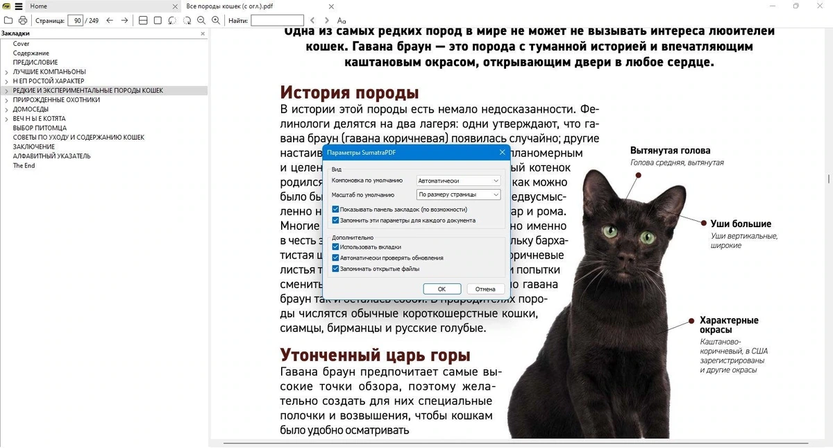 Просмотр документов разных форматов - Sumatra PDF 3.6.16019 Prerelease + Portable — изображение 2