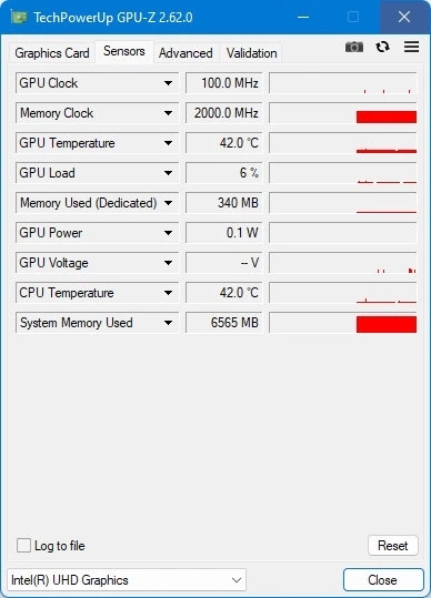 Просмотр характеристик видеокарты GPU-Z 2.62 [En] — изображение 2