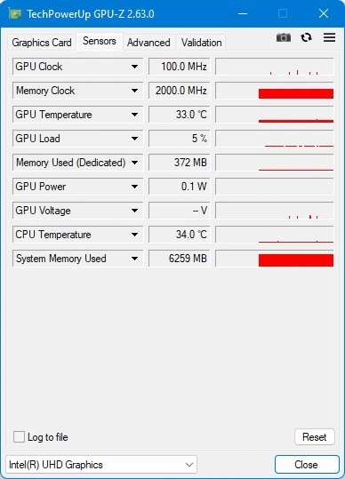 Просмотр характеристик видеокарты GPU-Z 2.63 Английская версия — изображение 2