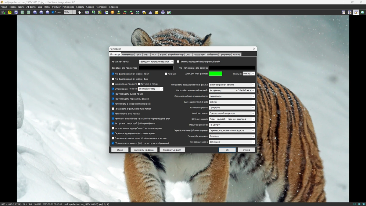 Просмотр и редактирование картинок FastStone Image Viewer 8.0 by elchupacabra — изображение 2