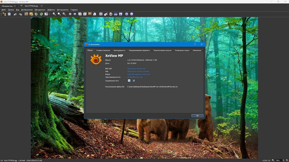 Просмотрщик изображений XnViewMP 1.8.2 + Portable — изображение 2