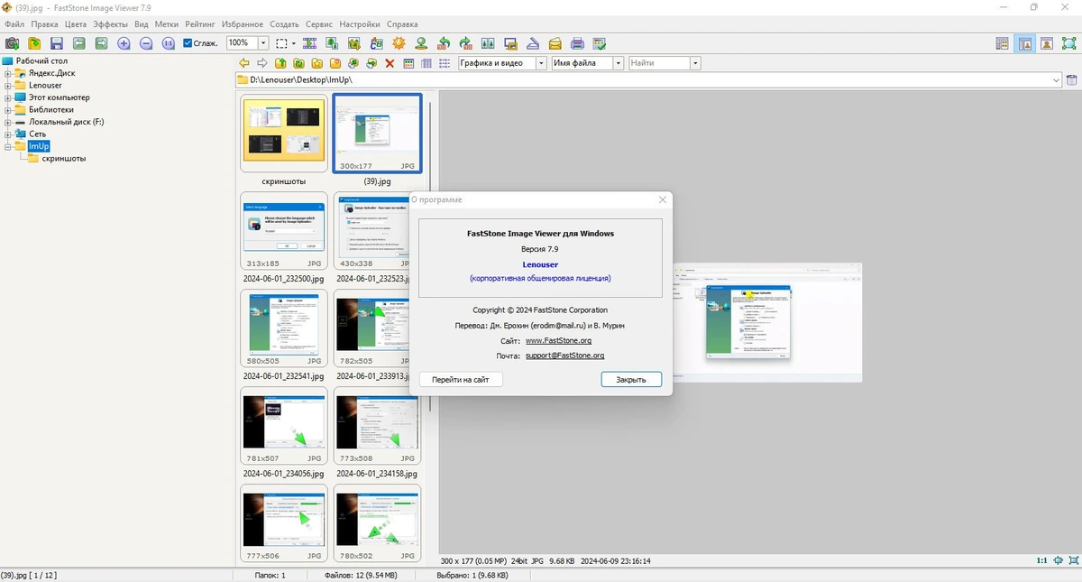 Работа с графическими файлами FastStone Image Viewer 7.9 Corporate + Portable — изображение 2