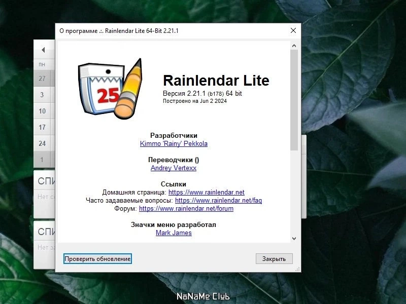 Rainlendar Lite 2.21.1 Build 178 — изображение 2