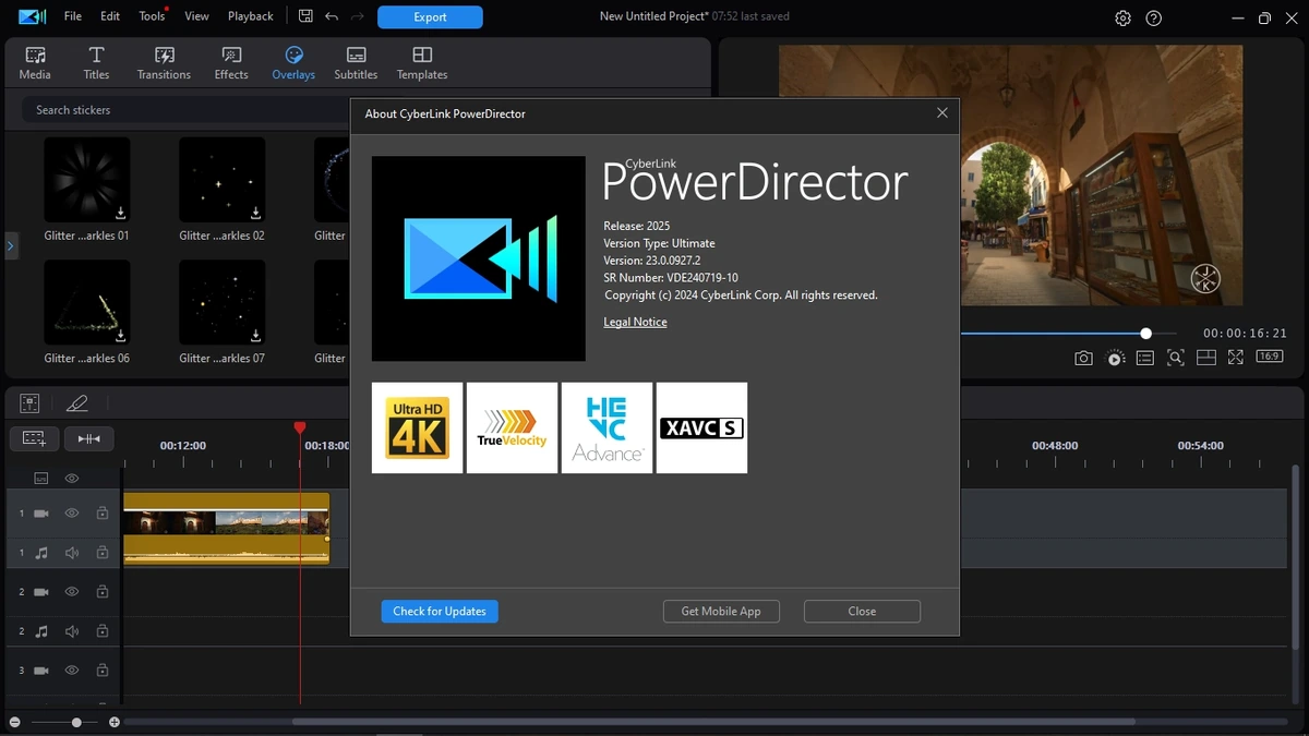 Редактирование и запись видео CyberLink PowerDirector 2025 Ultimate 23.0.0927.2 (x64) — изображение 2