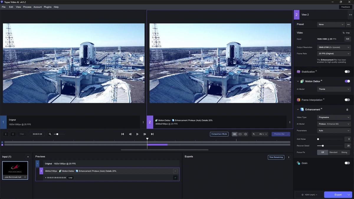 Редактор домашних фильмов Topaz Video AI 4.1.2 (x64) RePack by KpoJIuK — изображение 2
