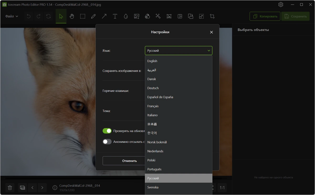 Редактор фотоснимков Icecream Photo Editor Pro 1.54 — изображение 2