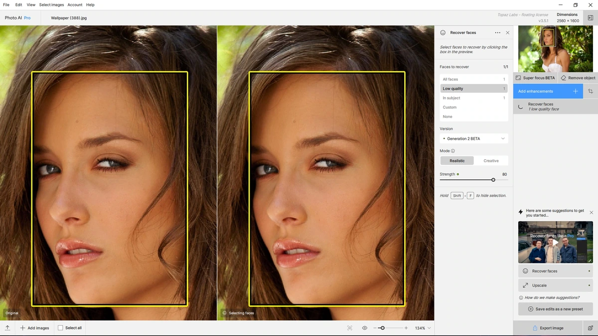 Редактор фотоснимков Topaz Photo AI Pro 3.5.1 (x64) RC — изображение 2