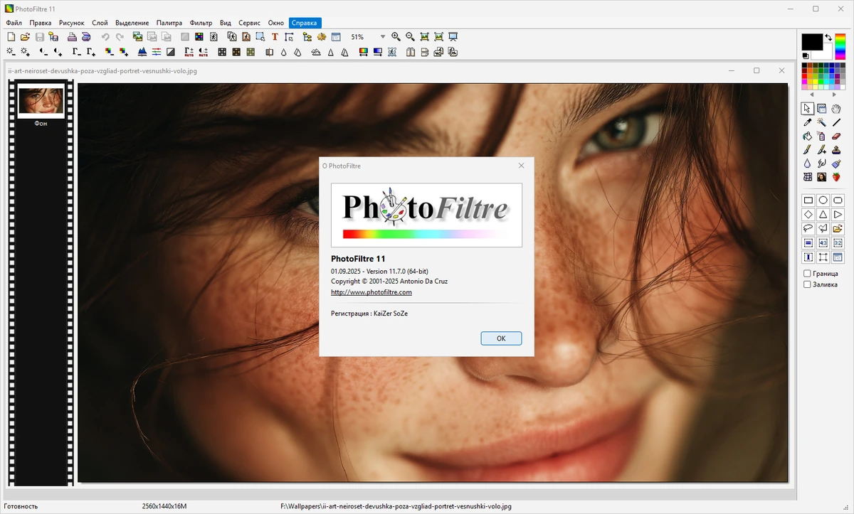 Редактор изображений PhotoFiltre Studio X 11.7.0 — изображение 2