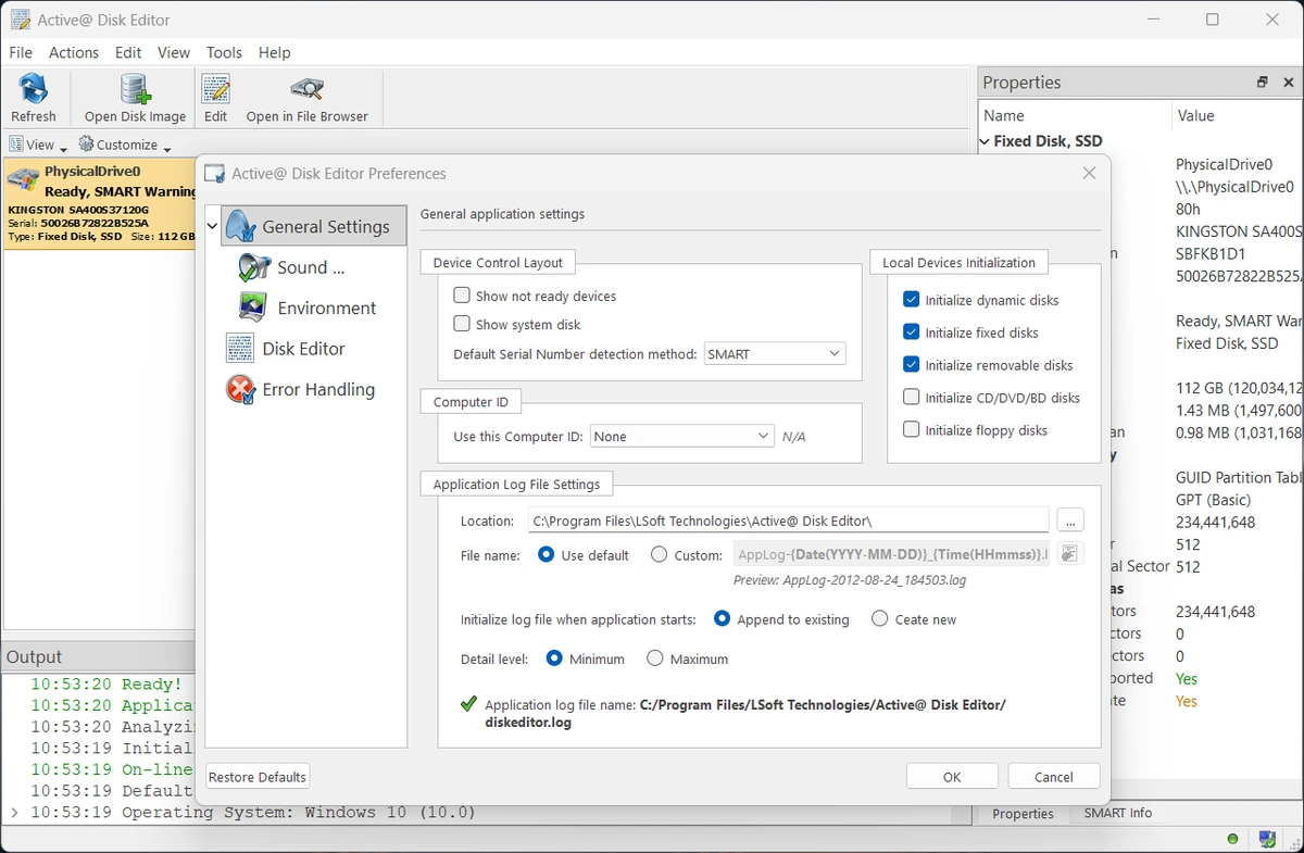 Редактор необработанных секторов Active@ Disk Editor 26.1.3 — изображение 2