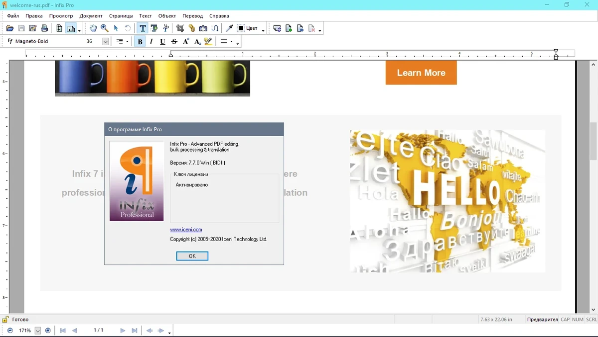 Редактор PDF - Infix PDF Editor Pro 7.7.0 RePack by KpoJIuK — изображение 2