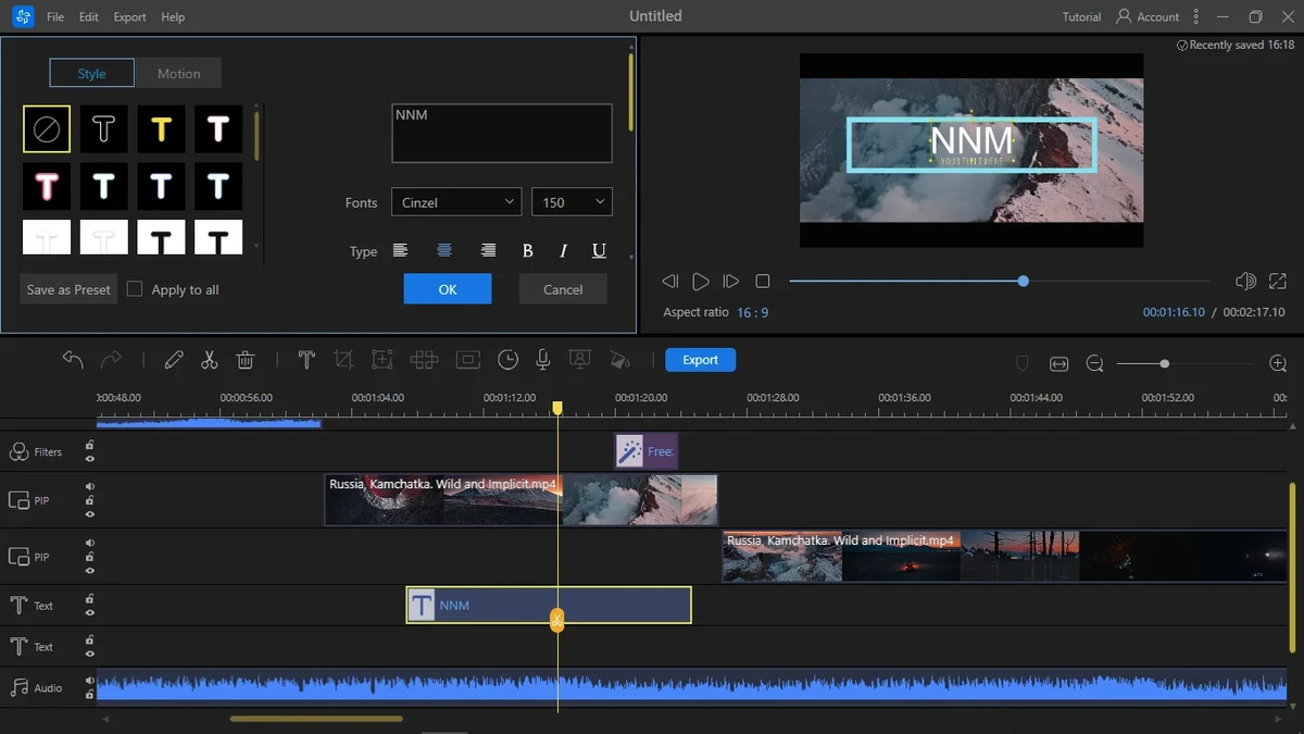 Редактор видео AceThinker Wind Cut 1.7.9.18 — изображение 2