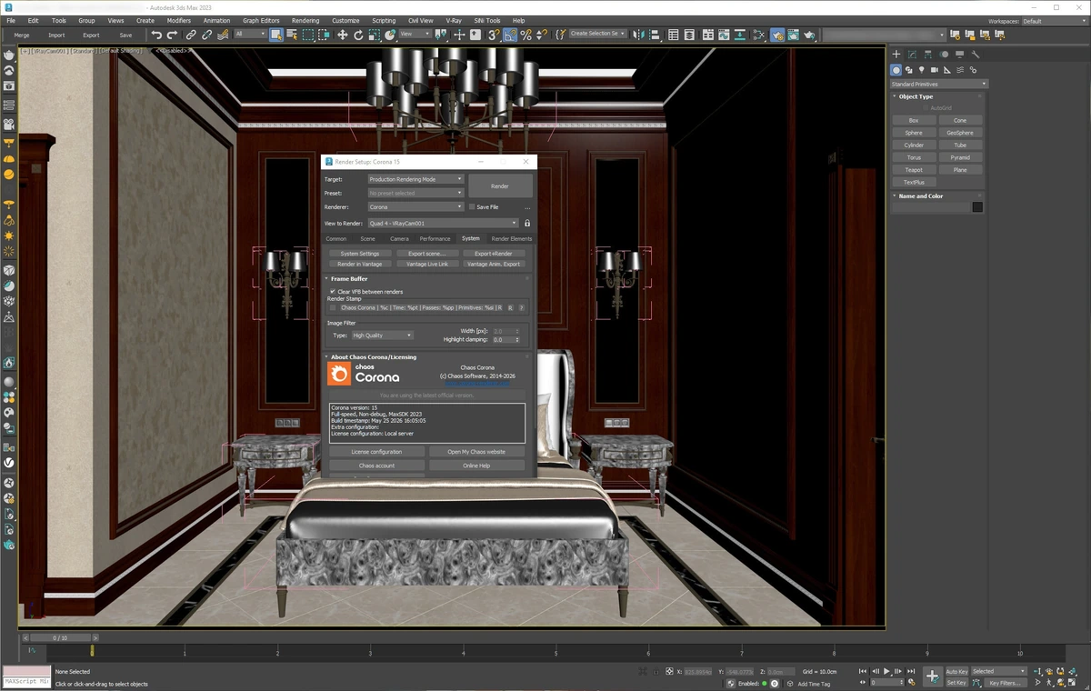 Рендеринг в 3ds Max Corona Renderer 15 for 3ds Max 2018-2027 — изображение 2