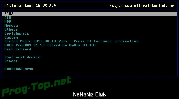 Решение компьютерных проблем - Ultimate Boot CD 5.3.9 — изображение 2