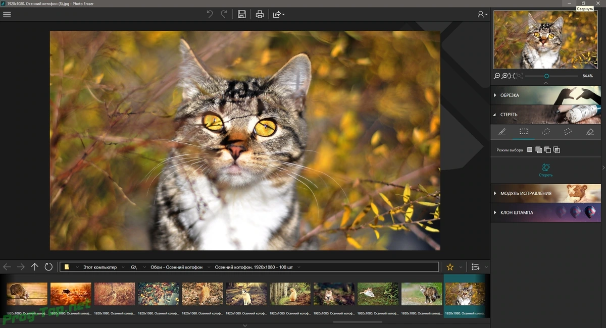 Ретуширование фотографий - inPixio Photo Eraser 10.4.7557 RePack (& Portable) by TryRooM — изображение 2