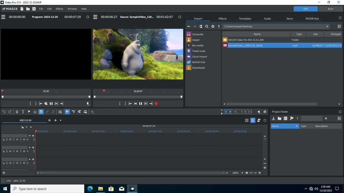 MAGIX Video Pro X15 21.0.1.205 (x64) — изображение 2