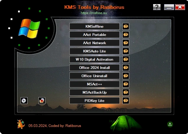Сборник активаторов Windows - KMS Tools Portable by Ratiborus 05.03.2024 — изображение 2