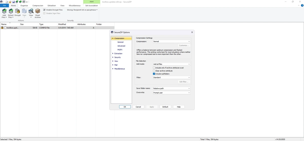 SecureZIP Enterprise Desktop 14.50.0030 — изображение 2