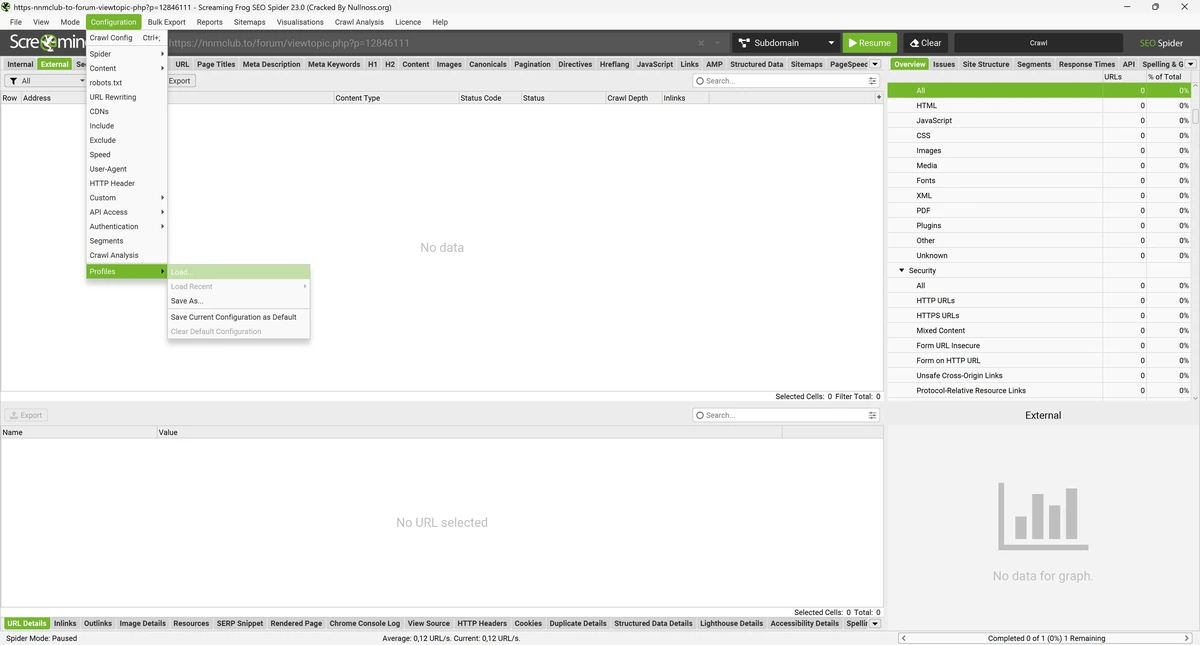SEO анализ сайта Screaming Frog SEO Spider 23.1 — изображение 2