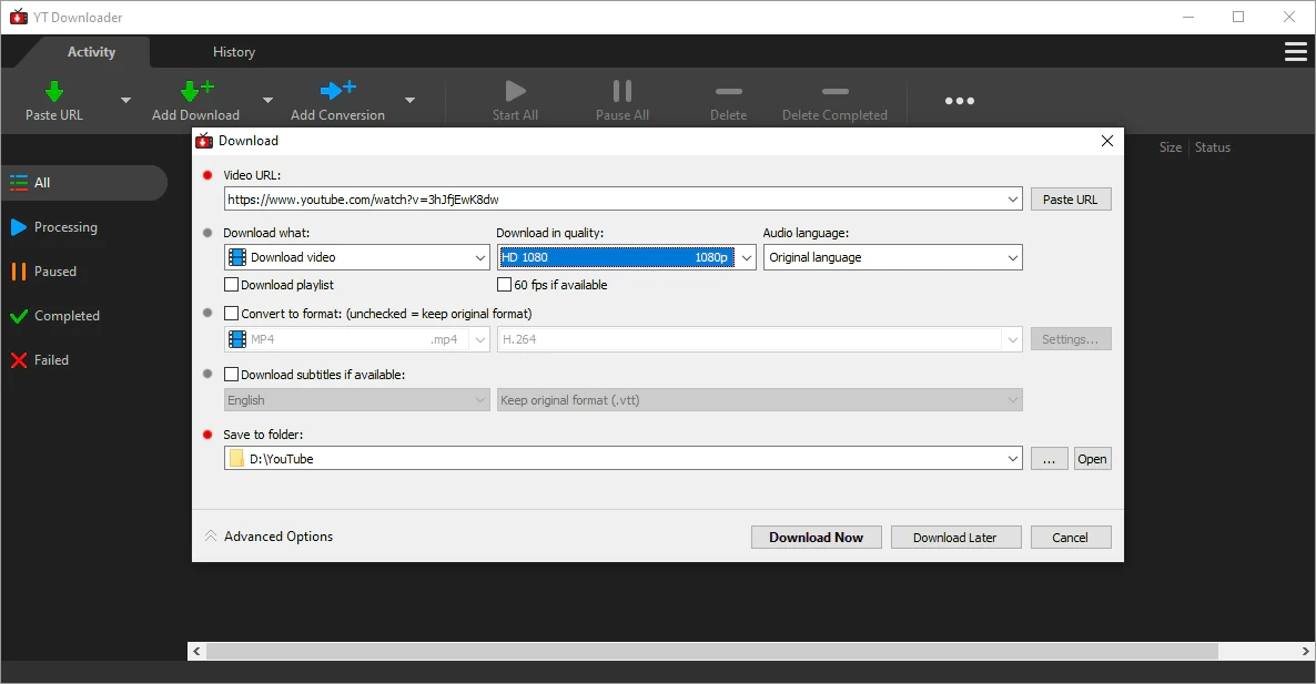 YT Downloader 9.17.9 — изображение 2