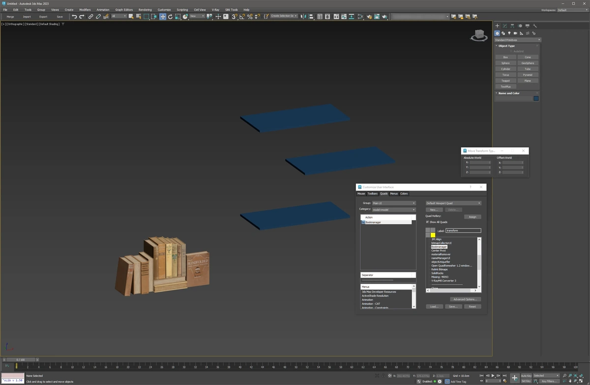 Скрипт для 3ds max Bookmanager modelplusmodel 2.4 — изображение 2