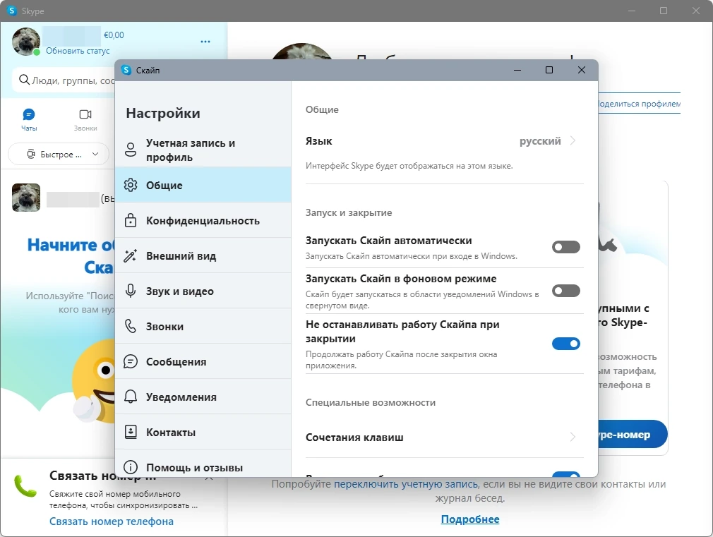 Общение в сети Skype 8.129.0.201 обычная и портативная версии by Diakov — изображение 2