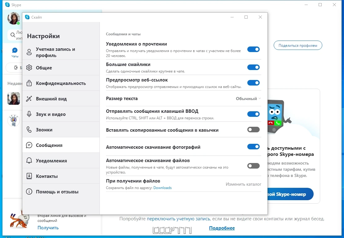 Skype для Windows 8.105.0.211 by elchupacabra — изображение 2