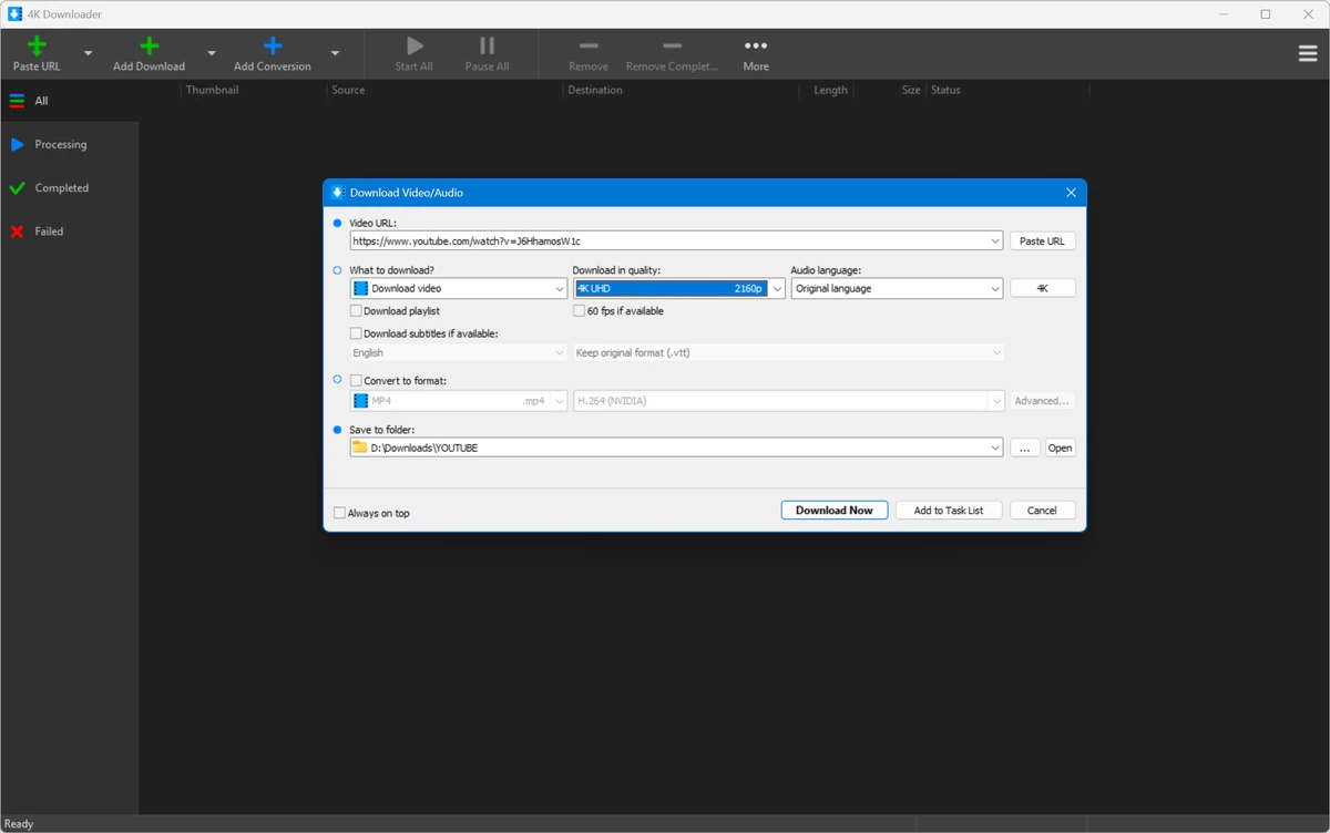 4K Downloader 6.3.2 — изображение 2