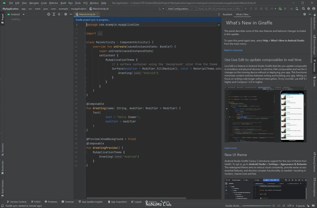 Создание Андроид приложений - Android Studio Giraffe | 2022.3.1 Patch 3 Build #AI-223.8836.35.2231.11005911 + Portable — изображение 2